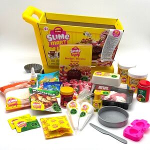 ZURU Slime Mart Supermarket Grocery Store Cart Trolly Playset 26/43 Pieces
